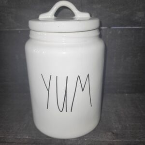 Rae Dunn by Magenta canister with lid